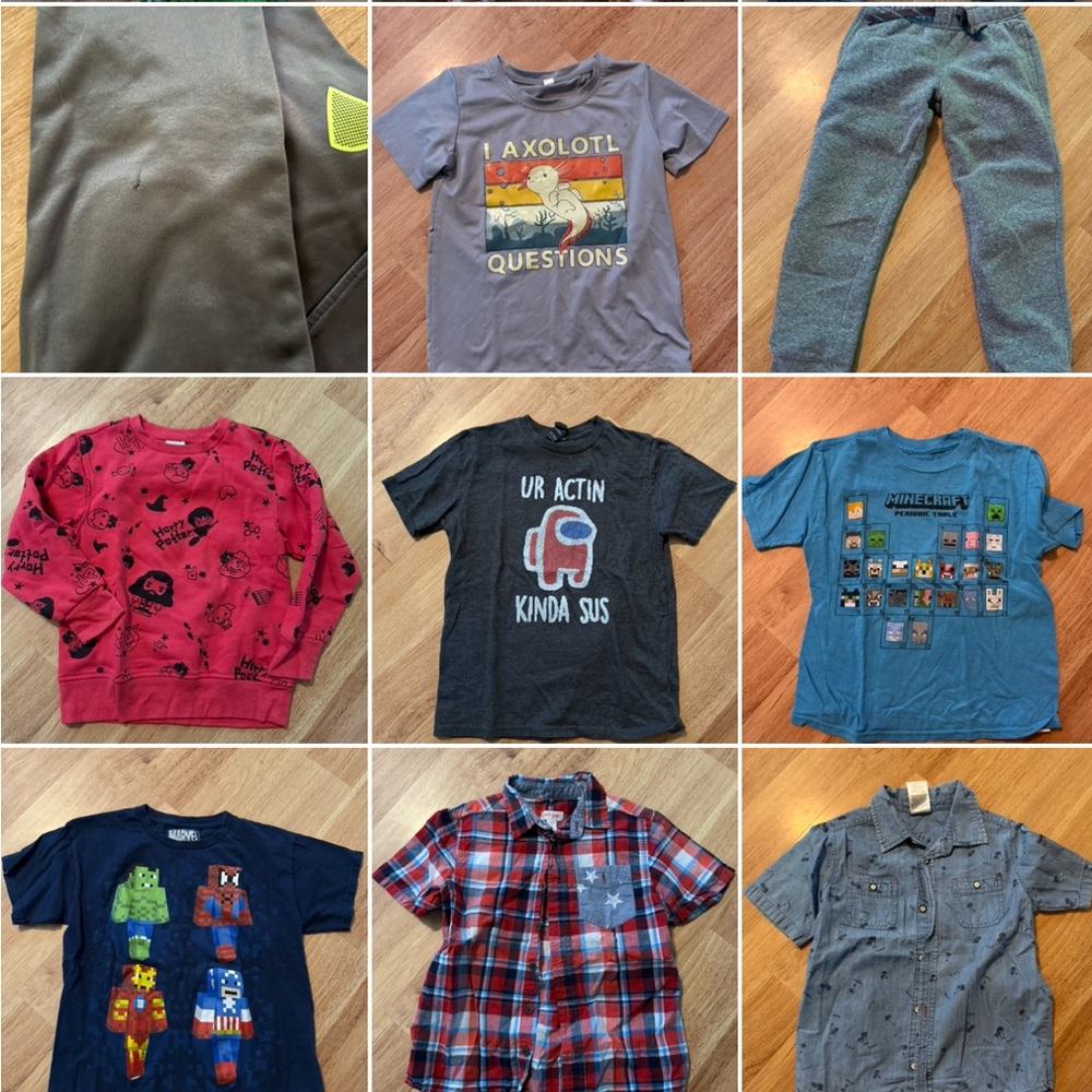 Gray Kids Graphic T-Shirt